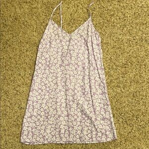 ❤️4/$10 Billabong Purple and Cream Floral Sun Dress